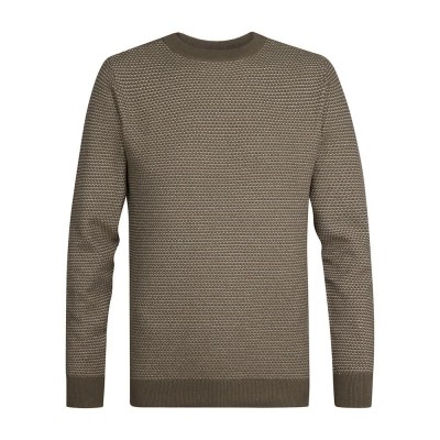 блуза,мъжки,пуловери,petrol,industries,m,3050,kwr209,sweater,mossy,stone,(brown)