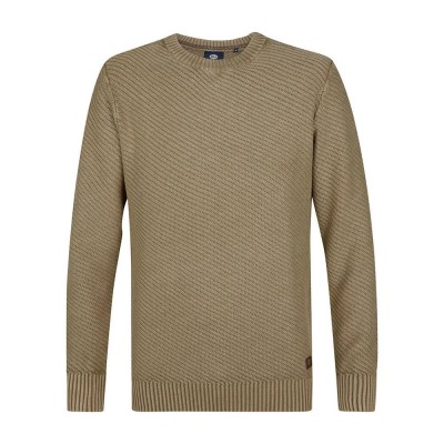 блуза,мъжки,пуловери,petrol,industries,m,3050,kwr224,sweater,tan,(green,brown)