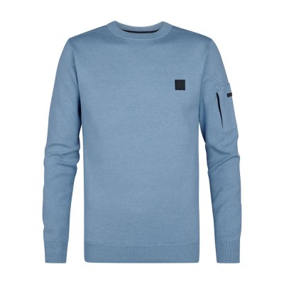 блуза,мъжки,пуловери,petrol,industries,m,3050,kwr249,sweater,pale,blue