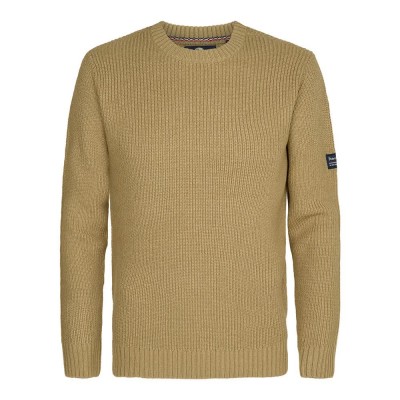 блуза,мъжки,пуловери,petrol,industries,m,3050,kwr263,sweater,brown,(tan)