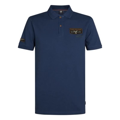 мъжки,блузи,с,яка,petrol,industries,m,3050,pol900,short,sleeve,polo,blue,(dark,denim)