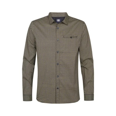 риза,с,дълъг,ръкав,мъжки,ризи,petrol,industries,m,3050,sil404,long,sleeve,shirt,sunflower,(green)