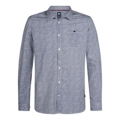 риза,с,дълъг,ръкав,мъжки,ризи,petrol,industries,m,3050,sil409,long,sleeve,shirt,dark,denim,(blue)