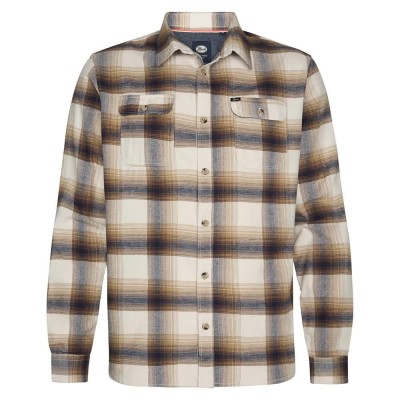риза,с,дълъг,ръкав,мъжки,ризи,petrol,industries,m,3050,sil428,long,sleeve,shirt,brown,(seashell)