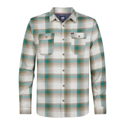 риза,с,дълъг,ръкав,мъжки,ризи,petrol,industries,m,3050,sil428,long,sleeve,shirt,snooker,green,(green,grey)