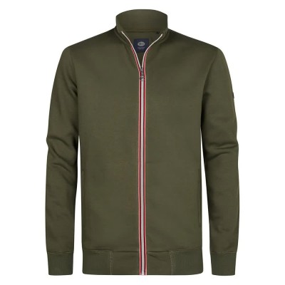 блуза,мъжки,пуловери,petrol,industries,m,3050,swc148,full,zip,sweatshirt,army,green