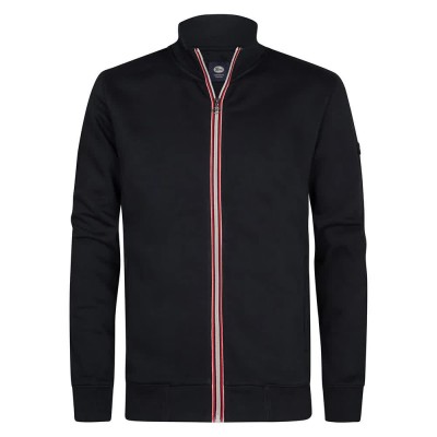 блуза,мъжки,пуловери,petrol,industries,m,3050,swc148,full,zip,sweatshirt,deep,black