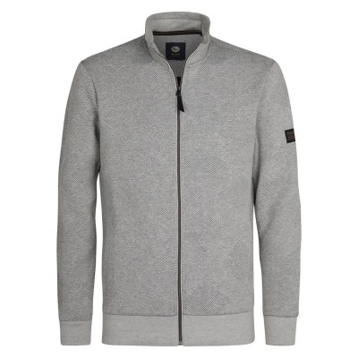 блуза,мъжки,пуловери,petrol,industries,m,3050,swc315,full,zip,sweatshirt,light,grey,melee