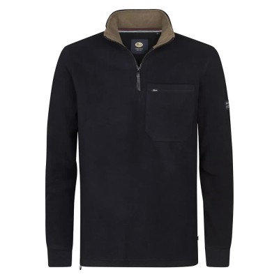 блуза,мъжки,пуловери,petrol,industries,m,3050,swc320,half,zip,sweatshirt,black,(deep,black)