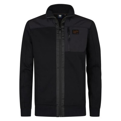 блуза,мъжки,пуловери,petrol,industries,m,3050,swc323,full,zip,sweatshirt,black,(deep,black)