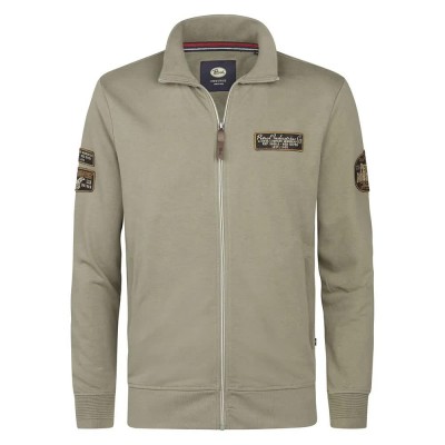 блуза,мъжки,пуловери,petrol,industries,m,3050,swc376,full,zip,sweatshirt,mossy,stone,(green)