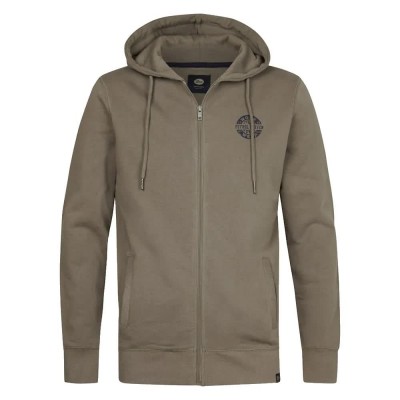 блуза,мъжки,пуловери,petrol,industries,m,3050,swh109,full,zip,sweatshirt,green,grey,(mossy,stone)