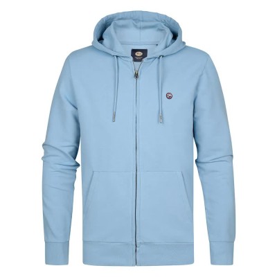 блуза,мъжки,пуловери,petrol,industries,m,3050,swh337,full,zip,sweatshirt,pale,blue,(blue)