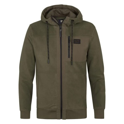 блуза,мъжки,пуловери,petrol,industries,m,3050,swh338,full,zip,sweatshirt,army,green