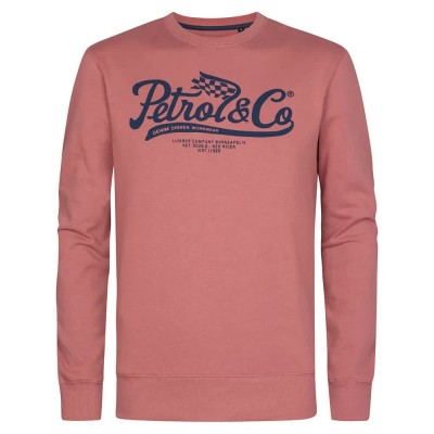 блуза,мъжки,пуловери,petrol,industries,m,3050,swr110,sweatshirt,pink,(red,brick)