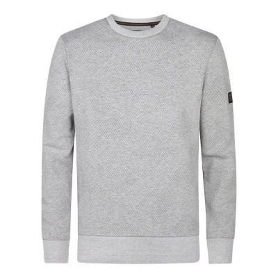 блуза,мъжки,пуловери,petrol,industries,m,3050,swr310,sweatshirt,light,grey,melee