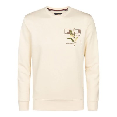 блуза,мъжки,пуловери,petrol,industries,m,3050,swr340,sweatshirt,beige,(raw,sand)