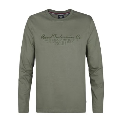 тениска,мъжки,тениски,petrol,industries,m,3050,tlr604,long,sleeve,t,shirt,mossy,stone,(green)
