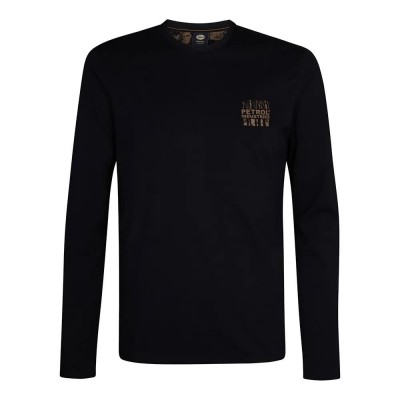 тениска,мъжки,тениски,petrol,industries,m,3050,tlr615,long,sleeve,t,shirt,deep,black,(black)