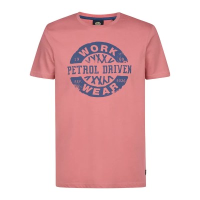 тениска,мъжки,тениски,petrol,industries,m,3050,tsr132,short,sleeve,t,shirt,red,brick,(pink)
