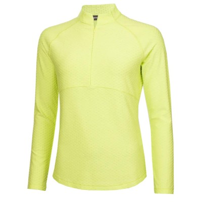 блуза,дамски,блузи,green,lamb,meredith,spot,zip,neck,woman,sweatshirt,yellow,(soft,lime)