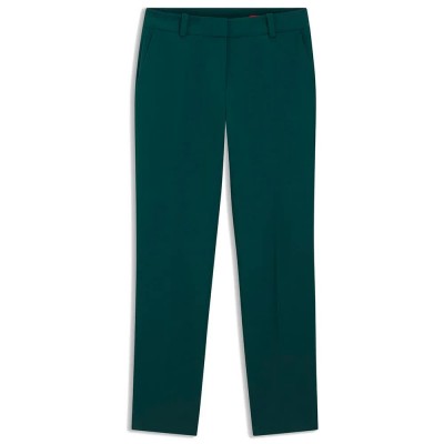 панталони,дамски,панталони,hugo,hetana,pants,dark,green,306,(green)