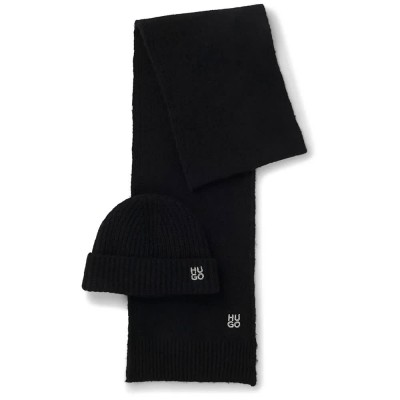 шал,ръкавици,шапки,и,шалове,hugo,set,sarmi,10263015,scarf,black,(black,001)