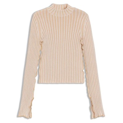 блуза,дамски,пуловери,дамски,плетени,дрехи,hugo,soverie,10256733,half,zip,sweater,open,beige,292,(beige)