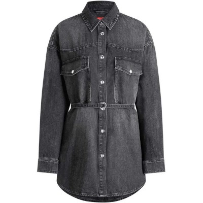 дамски,блузи,дамски,ризи,hugo,gelena,2,10274736,01,shirt,charcoal,010,(grey)