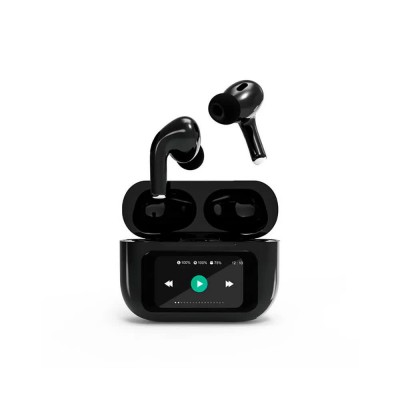слушалки,слушалки,gembird,tws,lcd,anc,01,bk,wireless,earphones,black