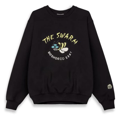 блуза,мъжки,пуловери,grimey,the,swarm,dc,shoes,x,vintage,sweatshirt,black
