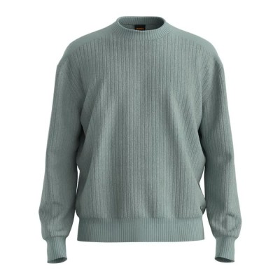 блуза,мъжки,пуловери,boss,koltorp,10274235,01,sweater,open,green,351,(green)