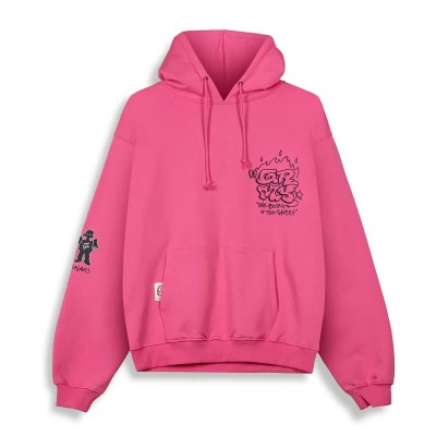 суичър,мъжки,пуловери,grimey,the,shelter,boxy,hoodie,fucshia
