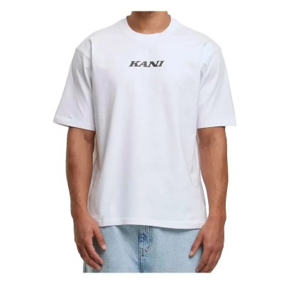 тениска,мъжки,тениски,karl,kani,retro,patch,print,short,sleeve,t,shirt,white