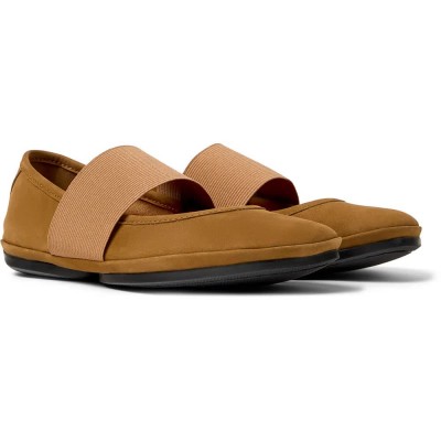 обувки,дамски,обувки,camper,right,nina,ballet,pumps,brown