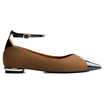 обувки,дамски,обувки,gioseppo,grygla,ballet,pumps,brown,(taupe)