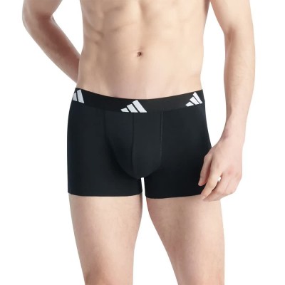 боксерки,мъжко,бельо,adidas,active,flex,cotton,boxers,2,units,black,(black,grey)