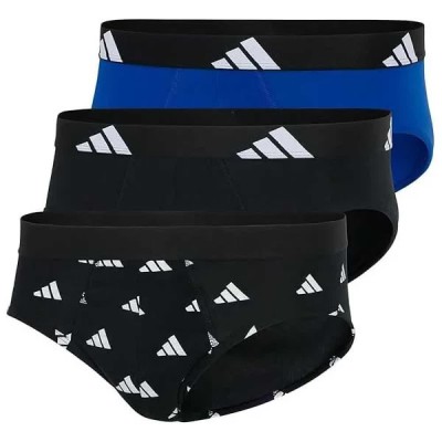 мъжко,бельо,adidas,active,flex,cotton,slips,3,units,blue,black,(blue,black,pr)