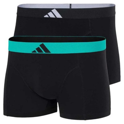 боксерки,мъжко,бельо,adidas,body,active,flex,cotton,boxers,2,units,bk,teal