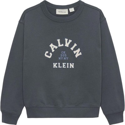 блуза,детски,блузи,calvin,klein,ib0ib02619,sweatshirt,grey,(coal)