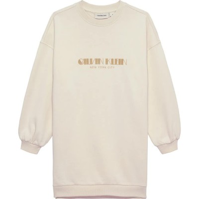 рокля,дамски,поли,и,рокли,calvin,klein,ig0ig03092,long,sleeve,dress,beige,(whitecap,gray)