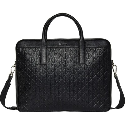всички,чанти,calvin,klein,emblem,laptop,briefcase,black,(black)