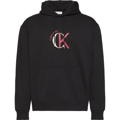 суичър,мъжки,пуловери,calvin,klein,jeans,eu,350,terry,graphic,hoodie,black,(black)
