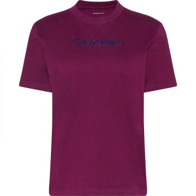 тениска,мъжки,тениски,дамски,тениски,calvin,klein,jeans,lv047e821g,short,sleeve,t,shirt,purple,(berry,glaze)