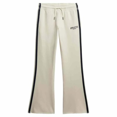 анцуг,дамски,панталони,superdry,athletic,stripe,flare,joggers,desert,bone,off,white,(beige)