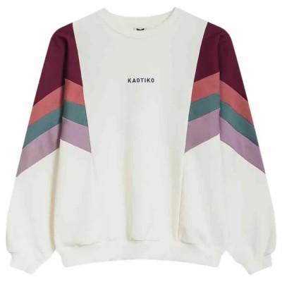 блуза,дамски,блузи,kaotiko,ginger,sweatshirt,ivory,wine,burgundy,board,violet,(white)