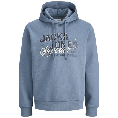 суичър,мъжки,пуловери,jack,&,jones,12258873,logo,2,colors,hoodie,blue,(blue,mirage)