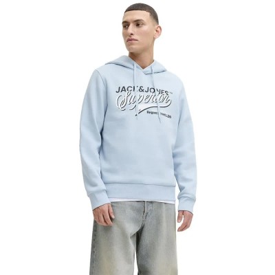 суичър,мъжки,пуловери,jack,&,jones,12279649,logo,2,colors,hoodie,blue,(celestial,blue)
