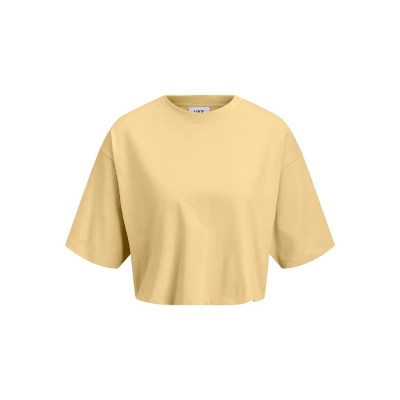 тениска,мъжки,тениски,дамски,тениски,jack,&,jones,andrea,loose,cropped,jjxx,short,sleeve,t,shirt,yellow,(sunlight)