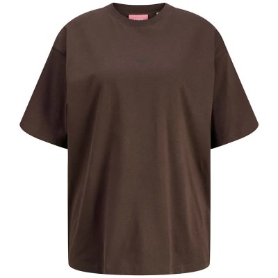 тениска,мъжки,тениски,дамски,тениски,jack,&,jones,andrea,loose,logo,jjxx,short,sleeve,t,shirt,brown,(seal,brown,print,black,logo,print)